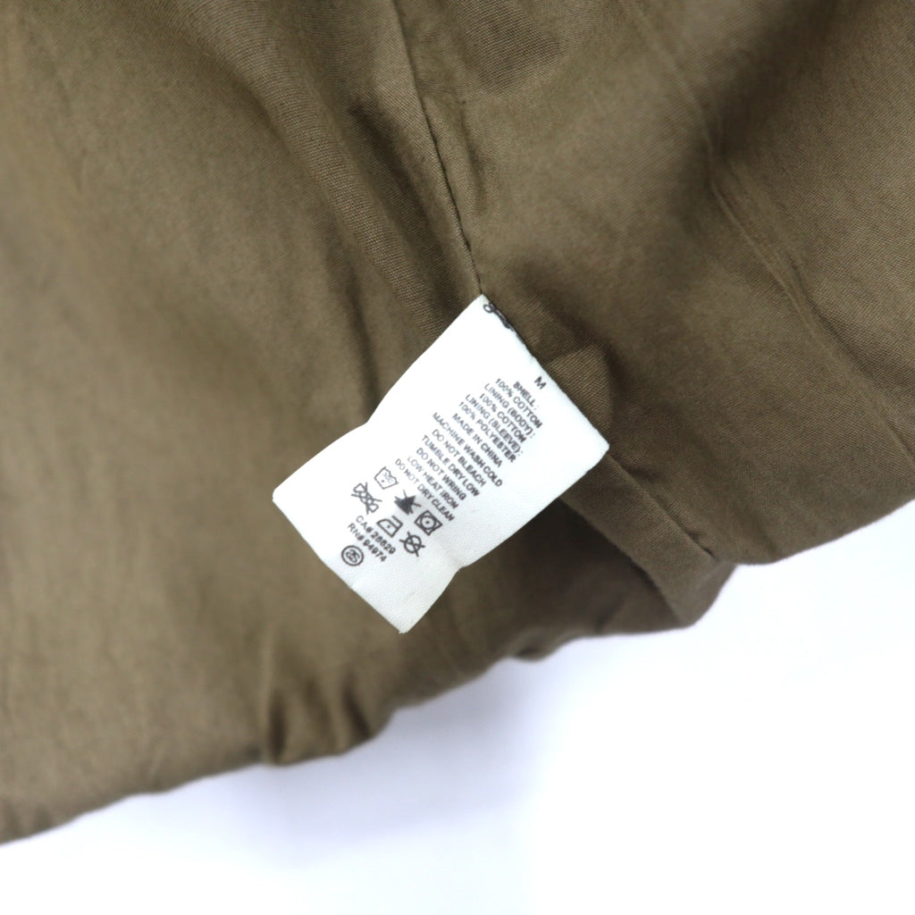 stussy M-65 Field Jacket M Khaki Camouflage Cotton Drawcord