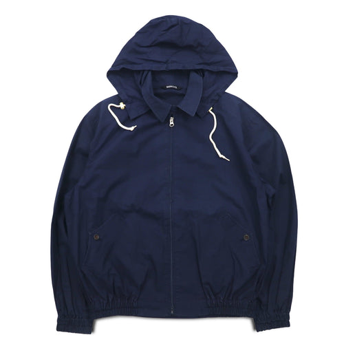 BARACUTA G9 ハリントンジャケット フード着脱式 スウィングトップ M ネイビー