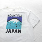 Vintage Remake T-shirt RETURN TO SENDER Double-sided Print L White MOUNT FUJI JAPAN Mount Fuji
