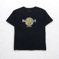 Hard Rock CAFE Logo Print T-Shirt L Black Cotton BALTIMORE Made in Mexico