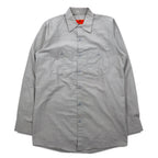 RED KAP Work Shirt, S, Grey, Polyester, Cotton, Front Pocket, Made in Honduras