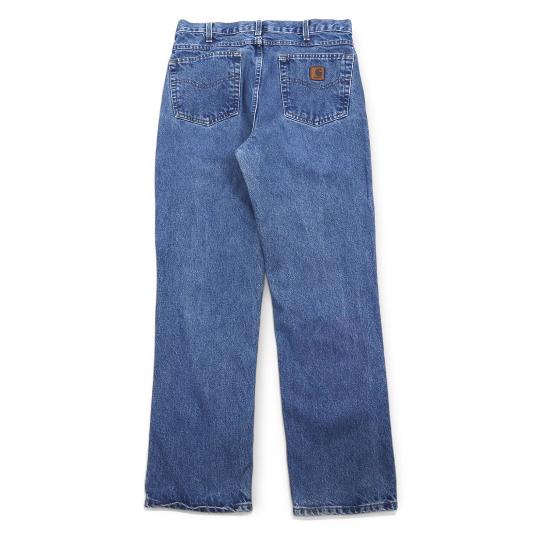 Carhartt Denim Pants Traditional Fit L Indigo Blue Cotton B180 DST Made in Mexico
