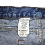 Carhartt Denim Pants Traditional Fit L Indigo Blue Cotton B180 DST Made in Mexico
