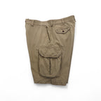 Polo by Ralph Lauren 90s Polo Chino Baggy Short Cargo Pants, Size XL, Beige Cotton, Below the Knee
