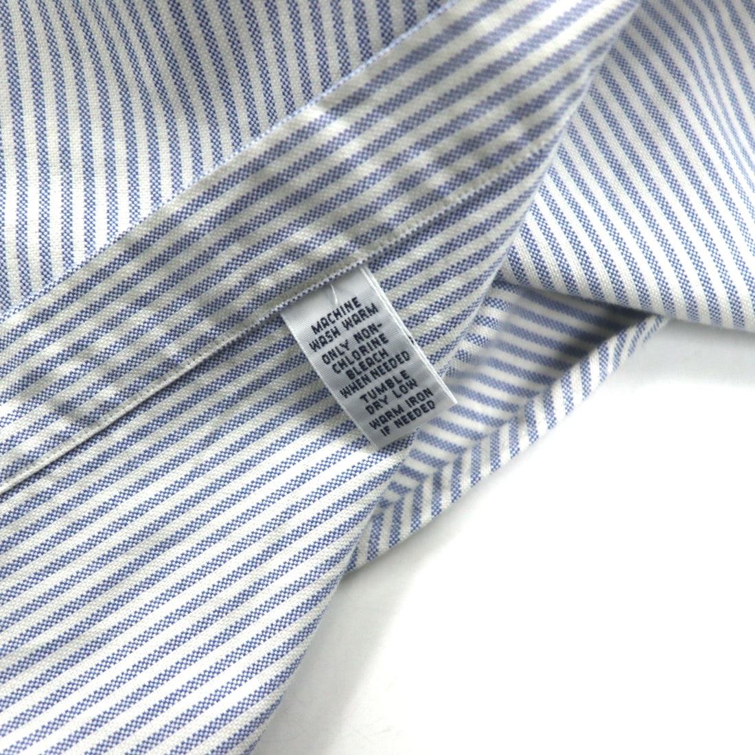 Ralph Lauren 90s Classic Fit Oxford Button Down Shirt XL Blue White Stripes Small Pony Embroidery