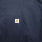 carhartt pullover hoodie L navy cotton fleece lining MIDWEIGHT PO HOODIE K121-472