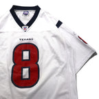 Reebok Game Shirt, Size L, White, Polyester Mesh, Numbering, NFL, TEXANS