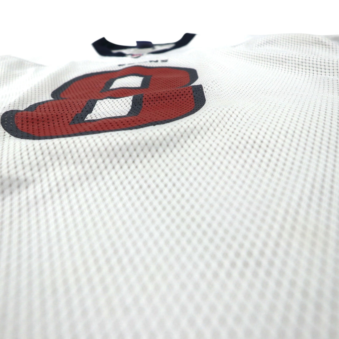 Reebok Game Shirt, Size L, White, Polyester Mesh, Numbering, NFL, TEXANS