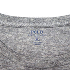 Polo Ralph Lauren ビッグサイズ 長袖Tシャツ ロンT 4XL グレー 胸ポケット スモールポニー刺繡