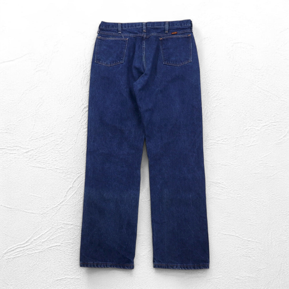 RUSTLER (Wrangler) 90s USA Made Denim Pants L Indigo Blue 87620NV