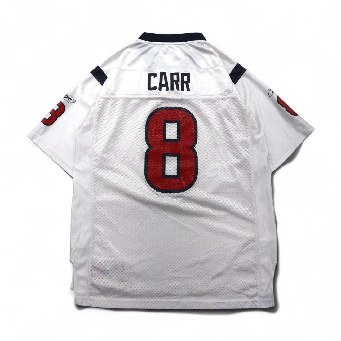 Reebok Game Shirt, Size L, White, Polyester Mesh, Numbering, NFL, TEXANS