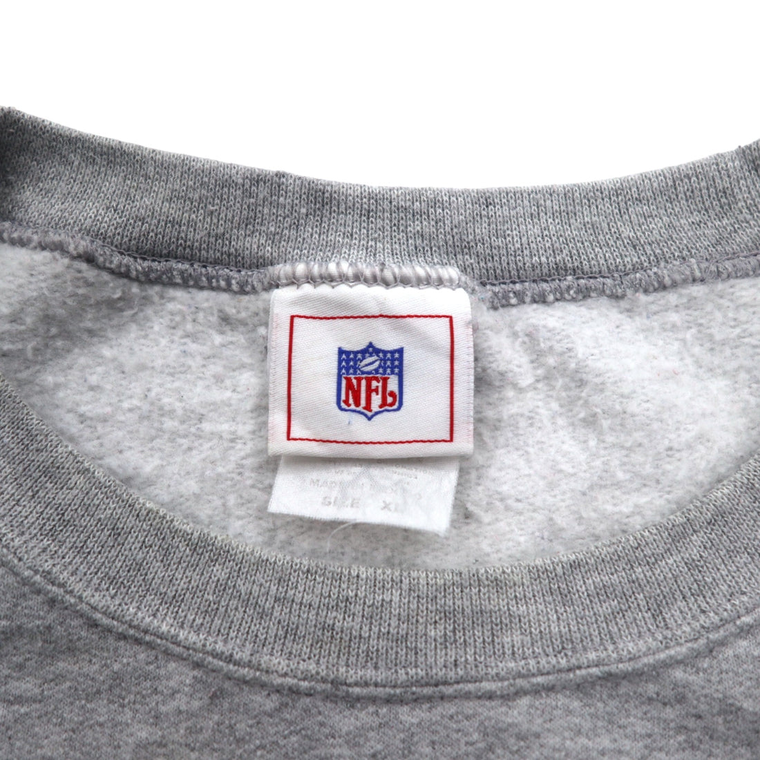NFL 90年代 クルーネック スウェット XL グレー プリント PITTSBURGH STEELERS メキシコ製