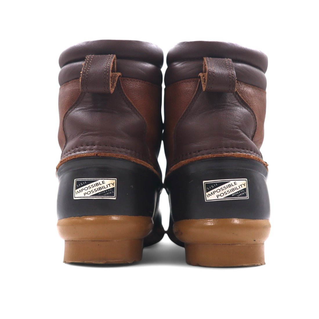 SISII Bean Boots Rain Boots 24cm Brown Leather Rubber JOURNAL STANDARD Sold