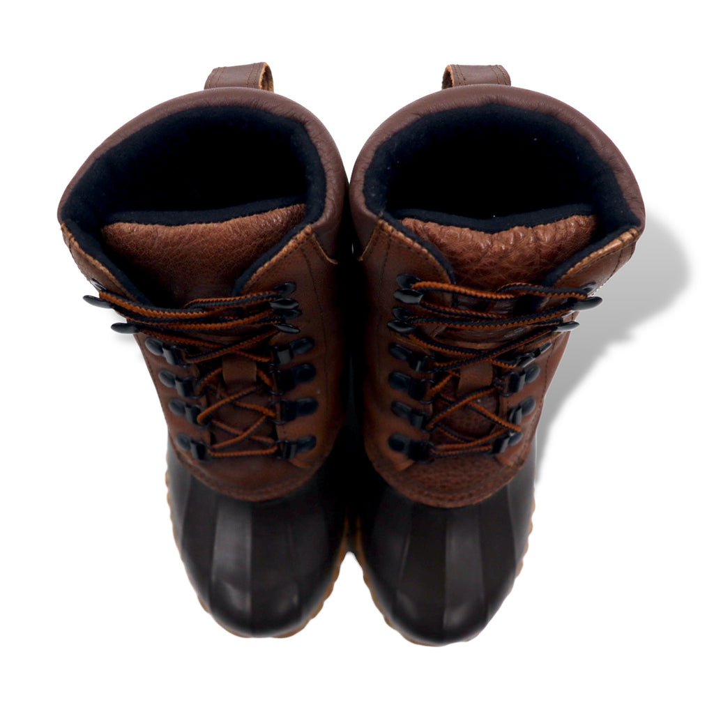SISII Bean Boots Rain Boots 24cm Brown Leather Rubber JOURNAL STANDARD Sold