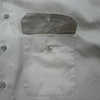 Dickies Short Sleeve Chino Work Shirt, 3XL, Beige, Chest Pocket, Oversized, Made in Honduras
