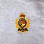 Polo Ralph Lauren 90年代 オックスフォード ボタンダウン シャツ M ブルー 胸ポケット エンブレム