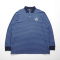 POLO JEANS CO RALPH LAUREN 90年代 長袖ポロシャツ ラガーシャツ XL ブルー ボーダー ビッグサイズ