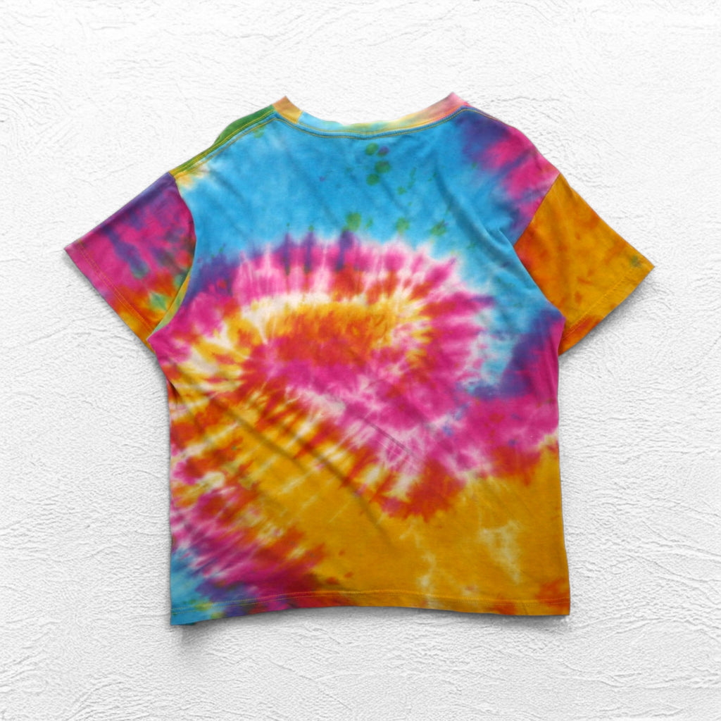 MV SPORT Tie-dye College T-shirt, XL, Multicolor, Cotton, Made in Pakistan