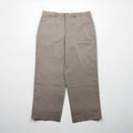 LLBean Cotton Twill Wide Chino Work Pants, XL, Beige, Natural Fit, 262553, Wrinkle Free