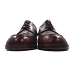 Pellet Moc Toe U-Tip Wingtip Dress Shoes 28cm Dark Brown