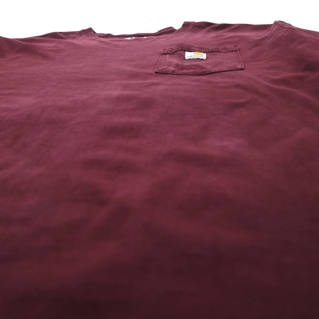 Carhartt Long Sleeve Pocket T-Shirt Long Tee 3XL Bordeaux Big Size Honduras Match