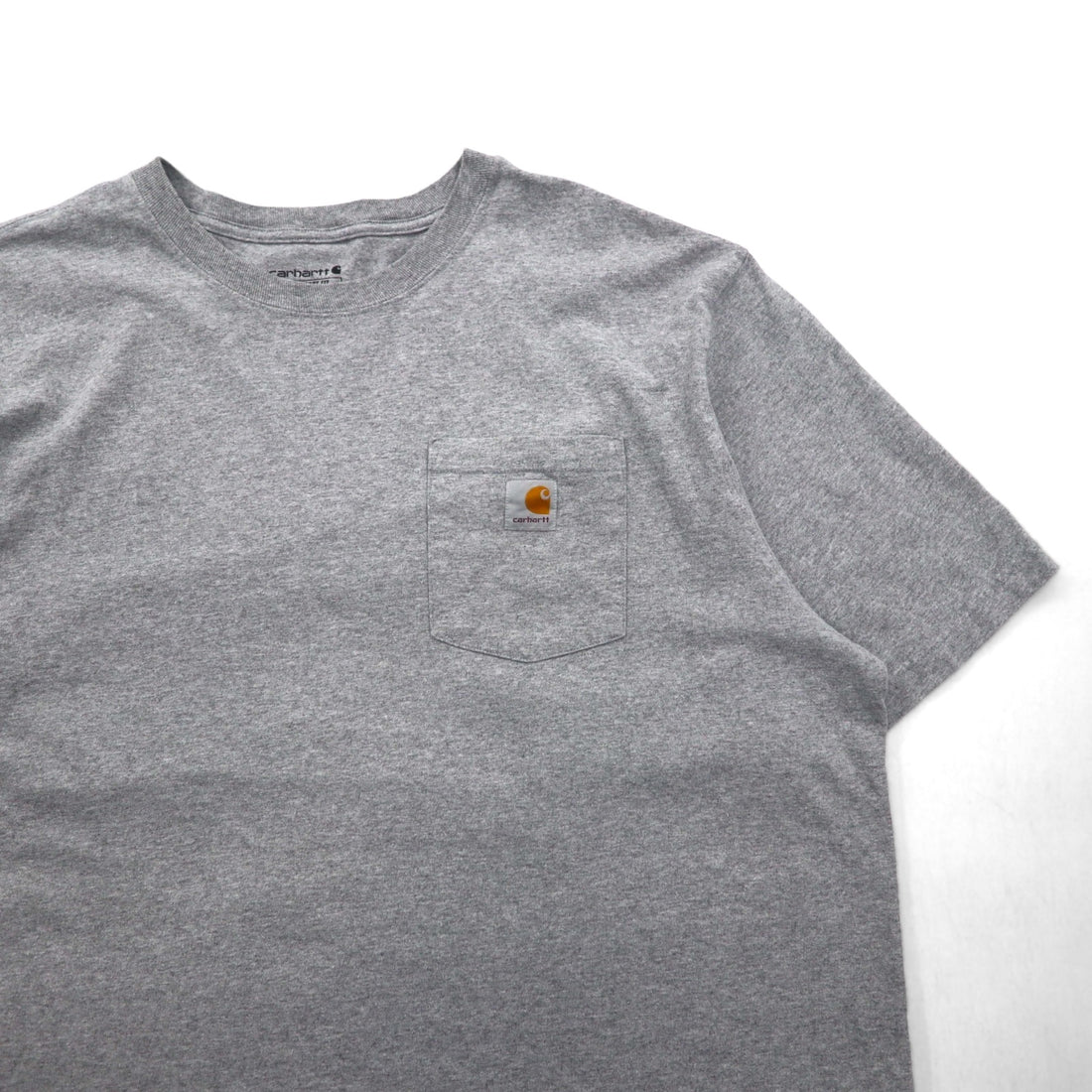 Carhartt Loose Fit Pocket T-Shirt, Size 2XL, Gray Cotton