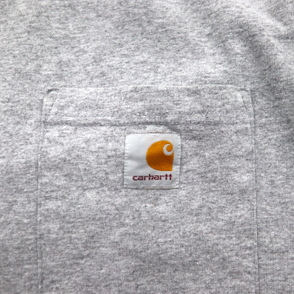 Carhartt Loose Fit Pocket T-Shirt, Size 2XL, Gray Cotton