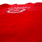 USA製 90年代 RUSSELL ATHLETIC カレッジ プリント スウェット XL レッド 裏起毛 NEBRASKA