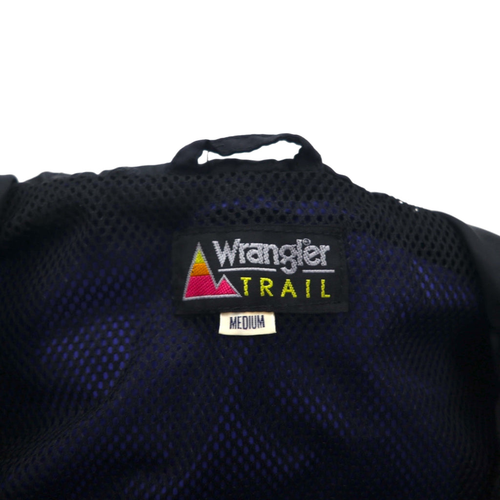Wrangler TRAIL 90年代 プルオーバー マウンテンパーカー M ブルー 防水 ドローコード アノラック
