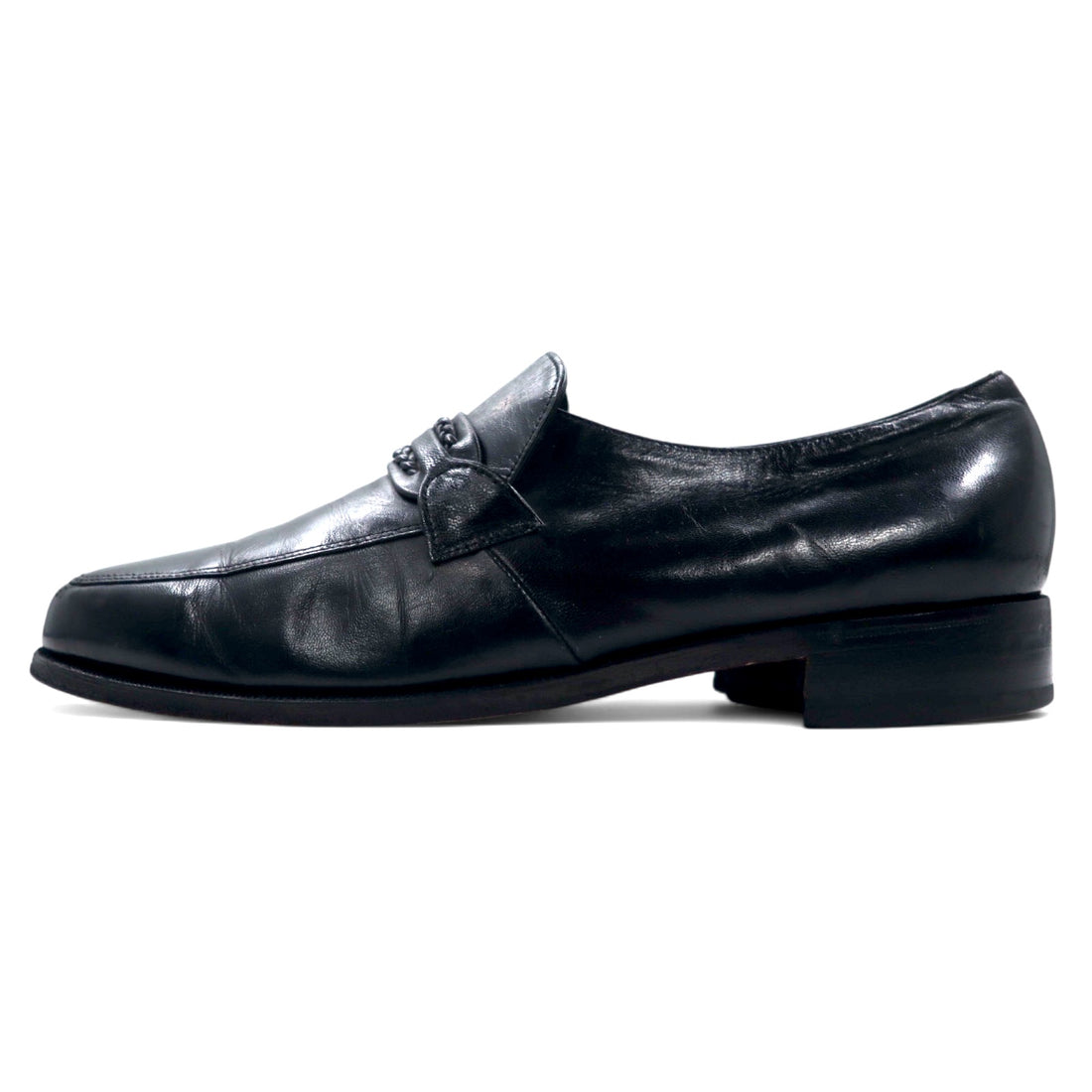 FLORSHEIM Loafers Dress Shoes 27cm Black Leather 23258