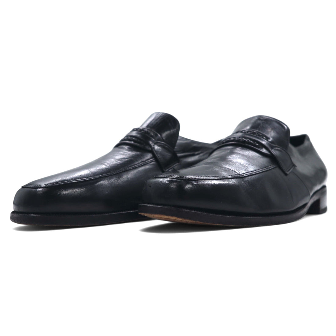 FLORSHEIM Loafers Dress Shoes 27cm Black Leather 23258