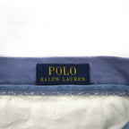 POLO RALPH LAUREN All-Over Pony Embroidered Shorts, Size L, Navy, Cotton