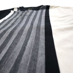 90s Knight of Round Table Crazy Pattern Polo Shirt 4XL Monochrome Cotton Big Size