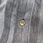 90s Knight of Round Table Crazy Pattern Polo Shirt 4XL Monochrome Cotton Big Size