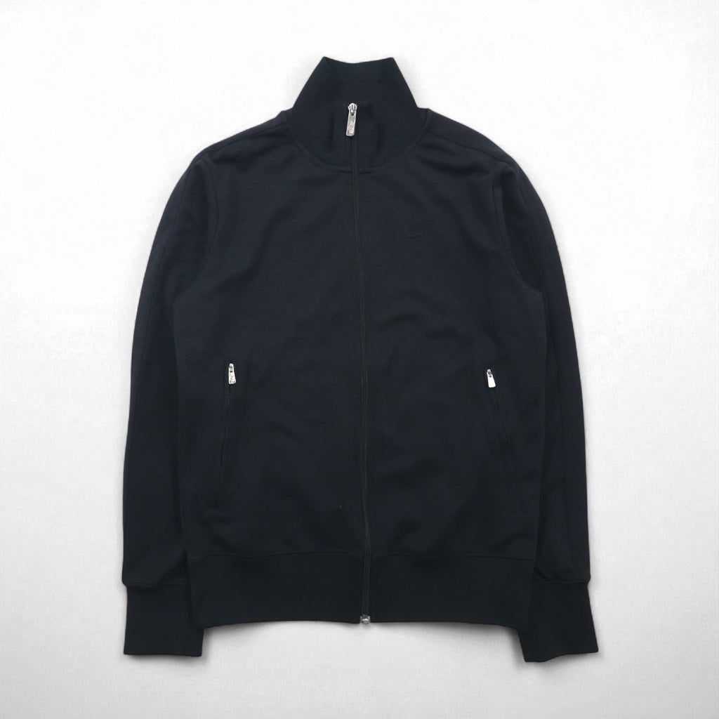 NIKE ハイネック トラックジャケット ジャージ M ブラック スタンドカラー フルジップ 371930-010