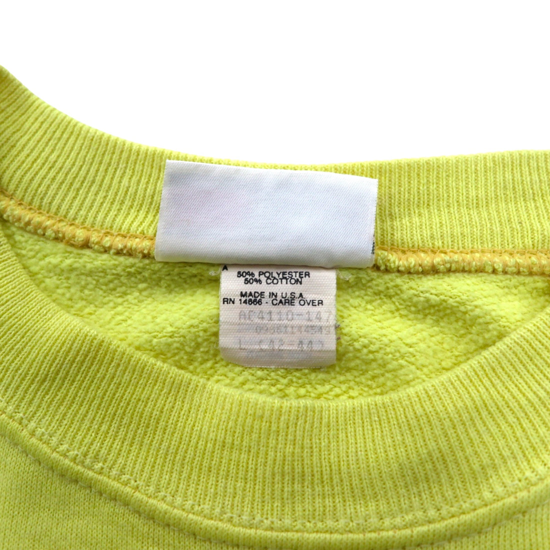 Made in USA 80's BASSETT-WALKER MLB Sweatshirt L Yellow Cotton MINNESOTA TWINS