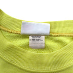 Made in USA 80's BASSETT-WALKER MLB Sweatshirt L Yellow Cotton MINNESOTA TWINS