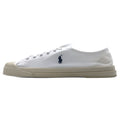 Polo Ralph Lauren shell toe canvas sneakers essence 100 canvas cap-toe sneaker 28cm white small pony embroidery