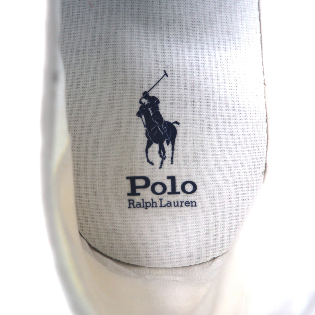 Polo Ralph Lauren shell toe canvas sneakers essence 100 canvas cap-toe sneaker 28cm white small pony embroidery