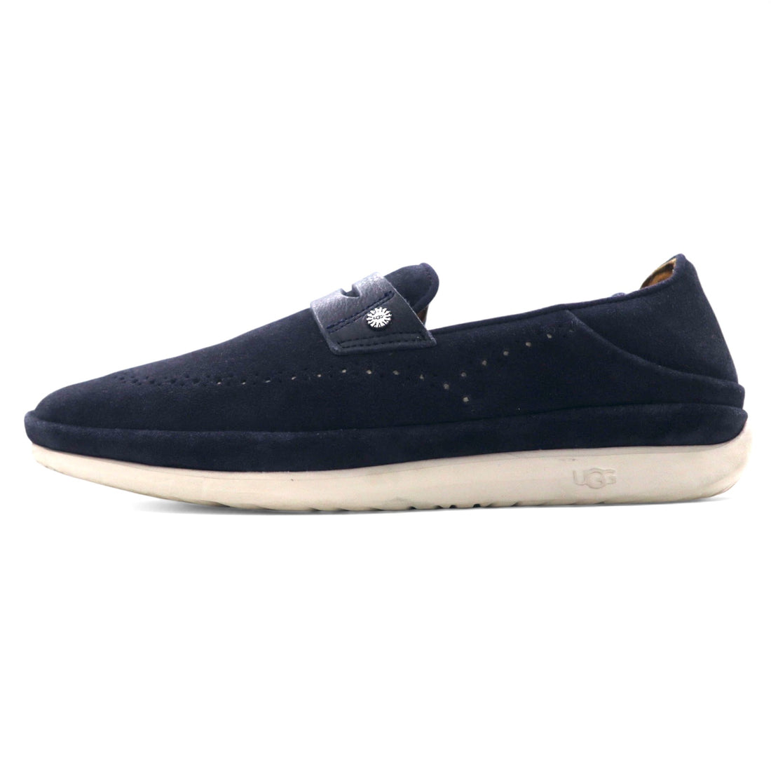 UGG coin loafer slip-on sneaker ENERG 27cm navy suede wingtip 1092174