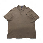 POLO RALPH LAUREN クラシックフィット ポロシャツ XL カーキ CLASSIC FIT スモールポニー刺繍