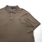 POLO RALPH LAUREN クラシックフィット ポロシャツ XL カーキ CLASSIC FIT スモールポニー刺繍