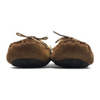 UGG OLSEN Moccasin Shoes 27cm Brown Suede Mouton 1003390