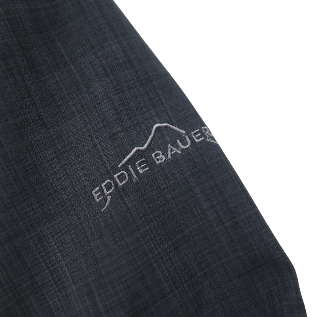 Eddie Bauer フリースライニング ソフトシェルジャケット M グレー アメリカ企業 ワンポイント刺繡