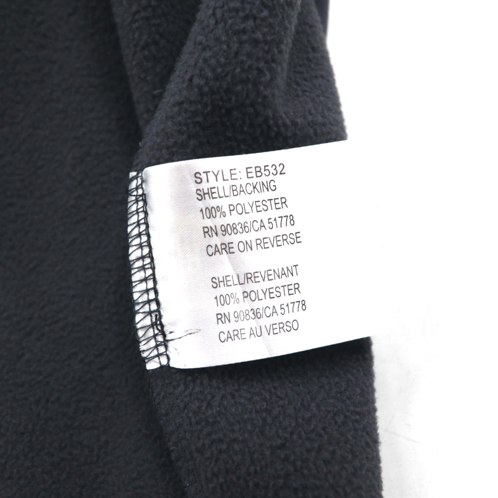 Eddie Bauer フリースライニング ソフトシェルジャケット M グレー アメリカ企業 ワンポイント刺繡
