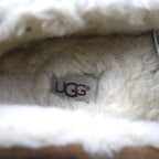 UGG OLSEN Moccasin Shoes 27cm Brown Suede Mouton 1003390