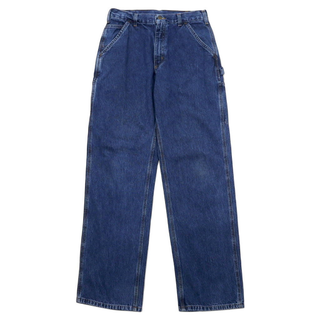 日本然リトテ-古着オンライン-Carhartt ペインター デニムパンツ 32 ブルー コットン B13 Original Dungaree Fit Work Dungaree ニカラグア製-Carhartt Painter Denim Pants 32 Blue Cotton B13 Original Dungaree Fit Work Dungaree Nicaragua Made