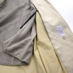 LONDON FOG 90s MAINCOATS double-breasted trench coat, L, beige, detachable fleece liner, belt included
