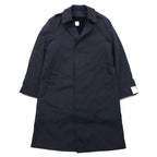 US NAVY 1980s All Weather Coat Balmac Coat L Black Waterproof Removable Liner Military 8405-01-220-2547 CENTRE MFG.