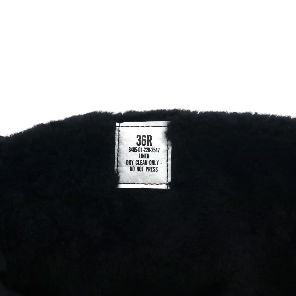 US NAVY 1980s All Weather Coat Balmac Coat L Black Waterproof Removable Liner Military 8405-01-220-2547 CENTRE MFG.